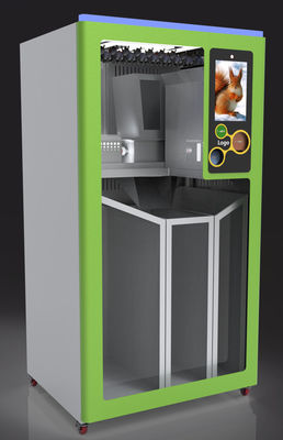 PET Bottle Tetra Pak HDPE Bottle RVM Reverse Vending Machine With Compactor