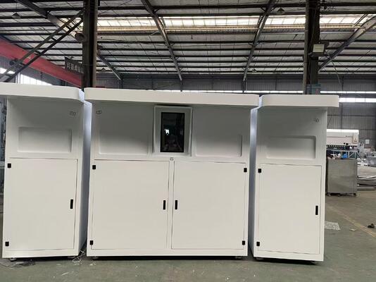 Outdoor 4 in1 combo Reverse Vending Machine for Cartons, Textiles, Smart Electronics, Recycling, AI powered